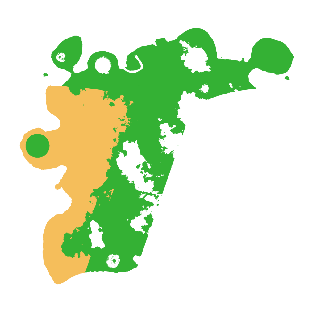 Biome Rust Map: Procedural Map, Size: 3500, Seed: 20243