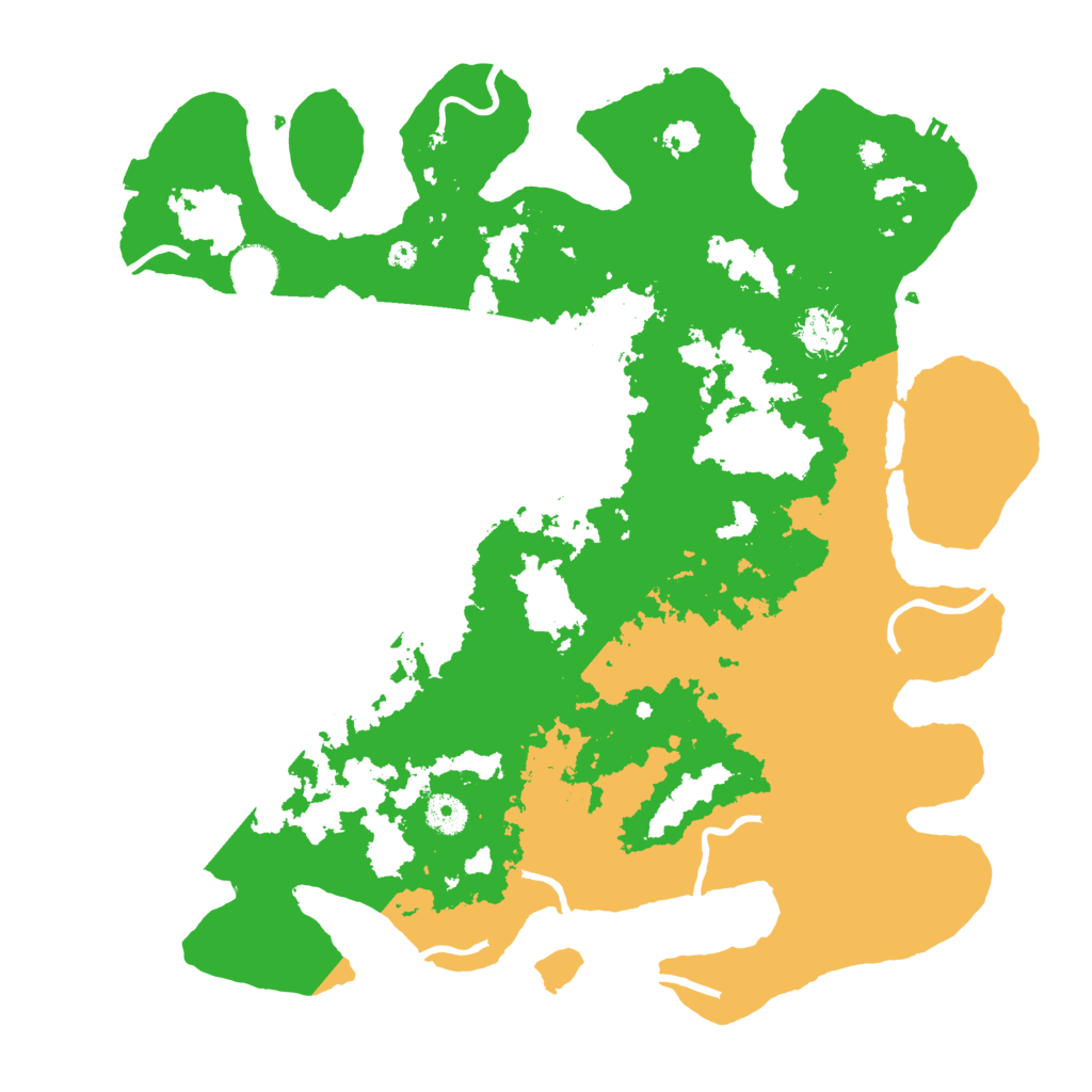 Biome Rust Map: Procedural Map, Size: 4000, Seed: 124498650