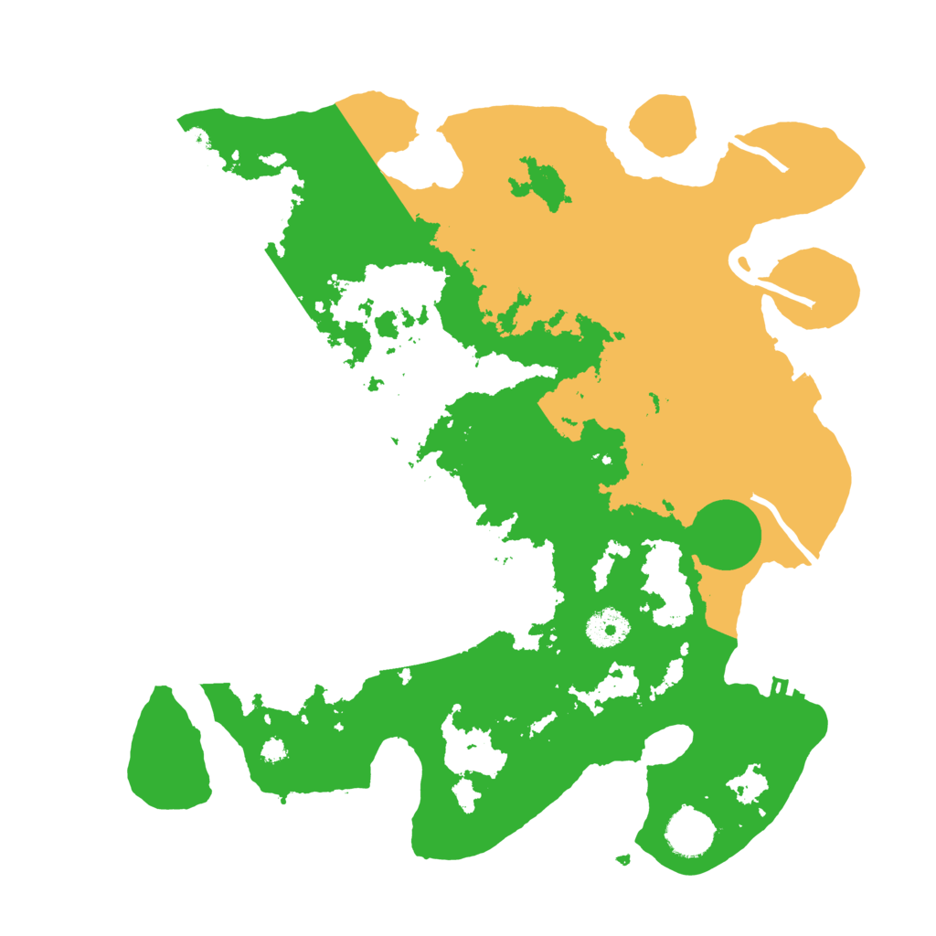 Biome Rust Map: Procedural Map, Size: 3500, Seed: 2197158