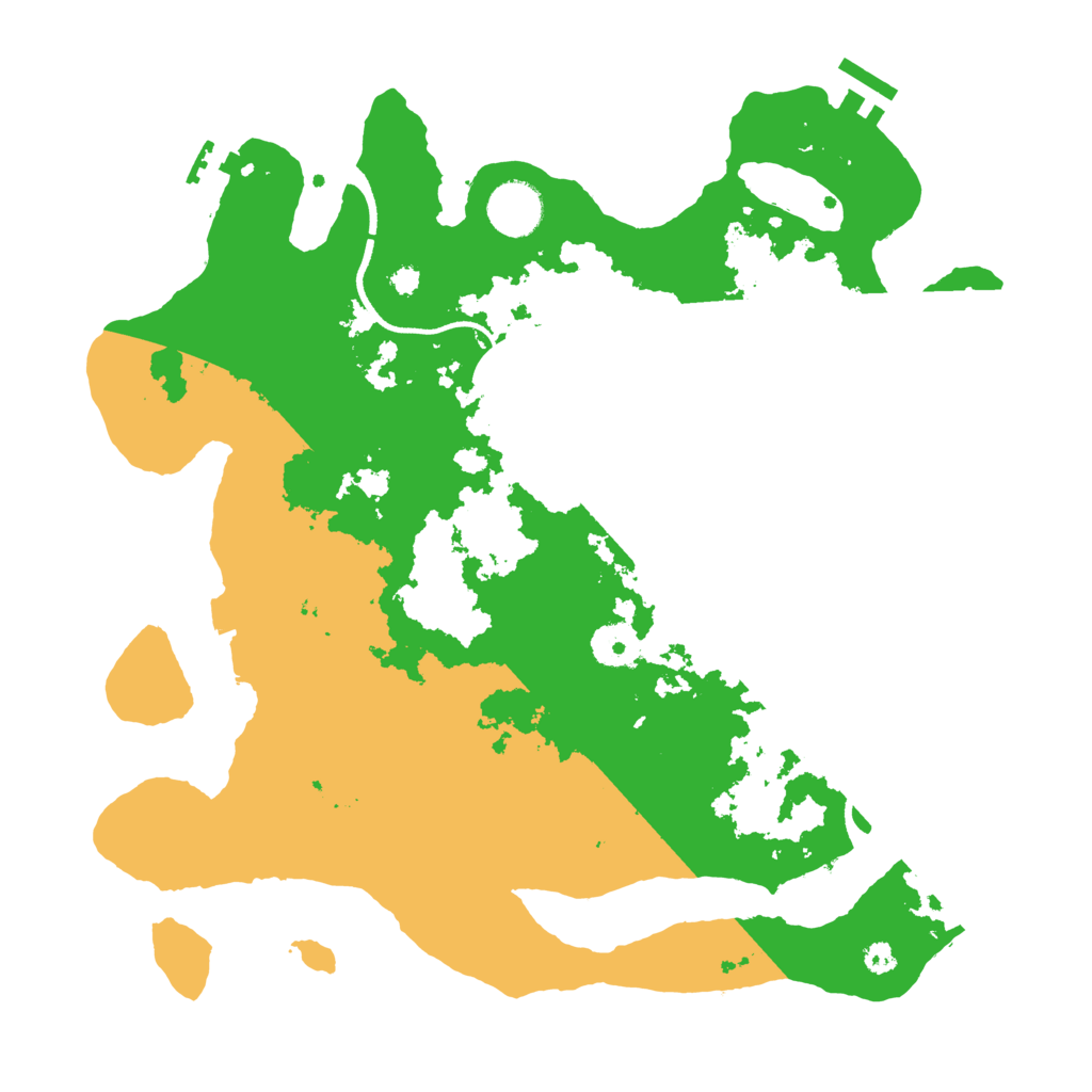 Biome Rust Map: Procedural Map, Size: 3500, Seed: 1810687901