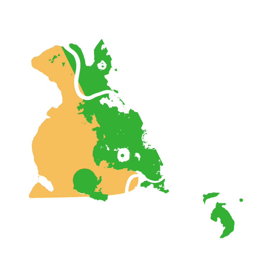 Biome Rust Map: Procedural Map, Size: 3000, Seed: 2037384657