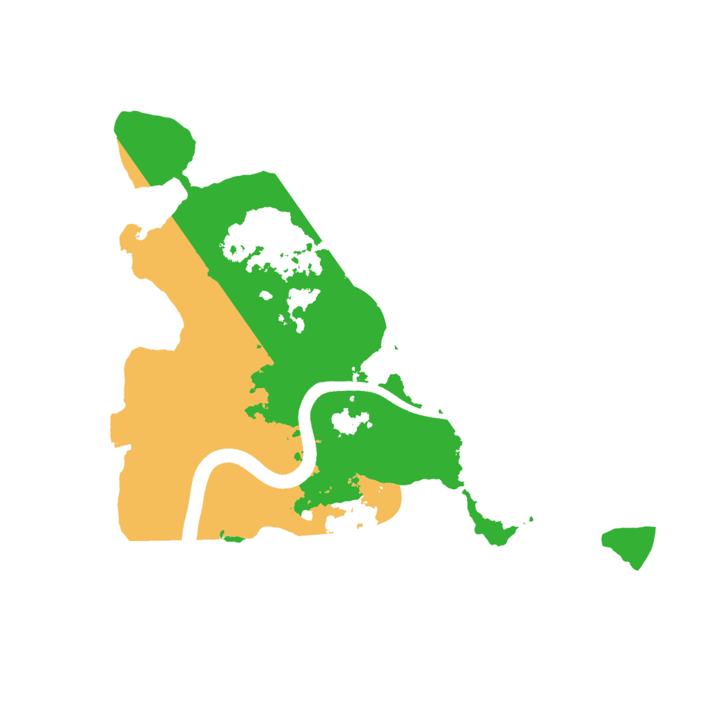 Biome Rust Map: Procedural Map, Size: 2500, Seed: 31813689