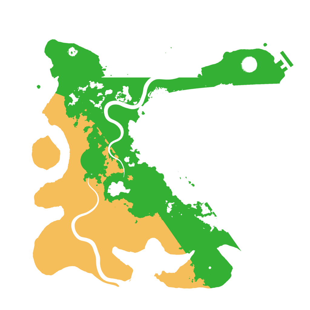 Biome Rust Map: Procedural Map, Size: 3500, Seed: 1702830819