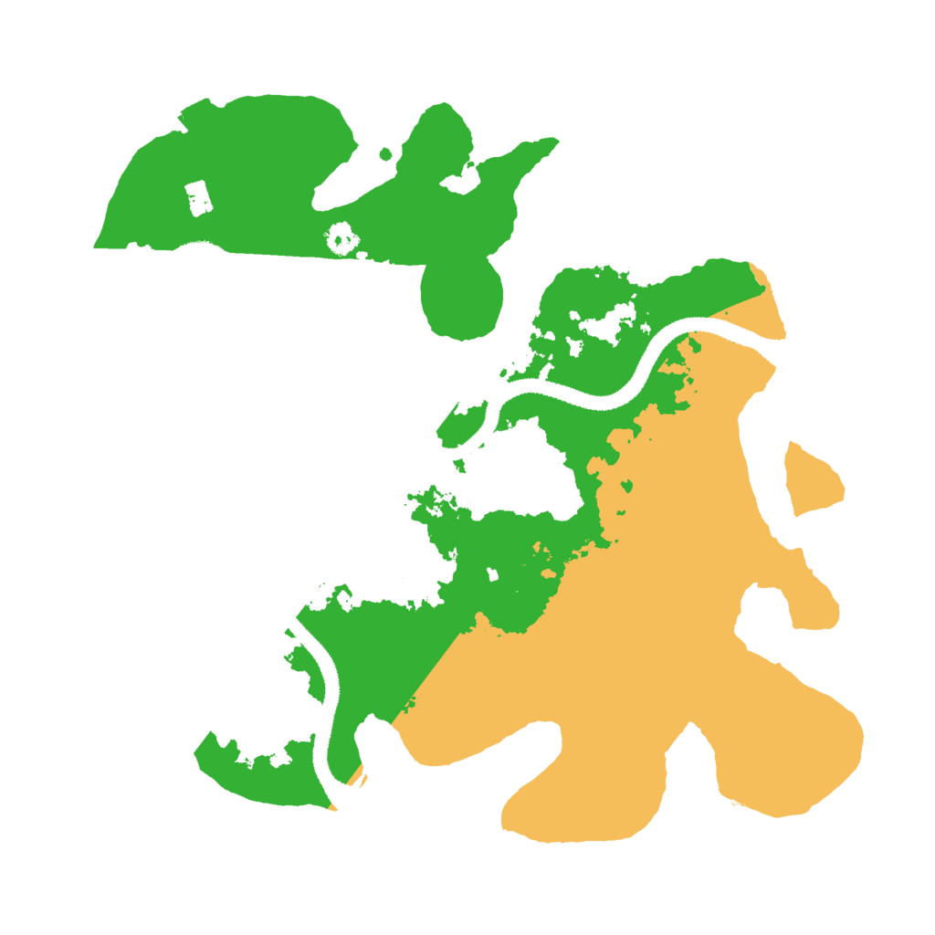 Biome Rust Map: Procedural Map, Size: 3000, Seed: 879453