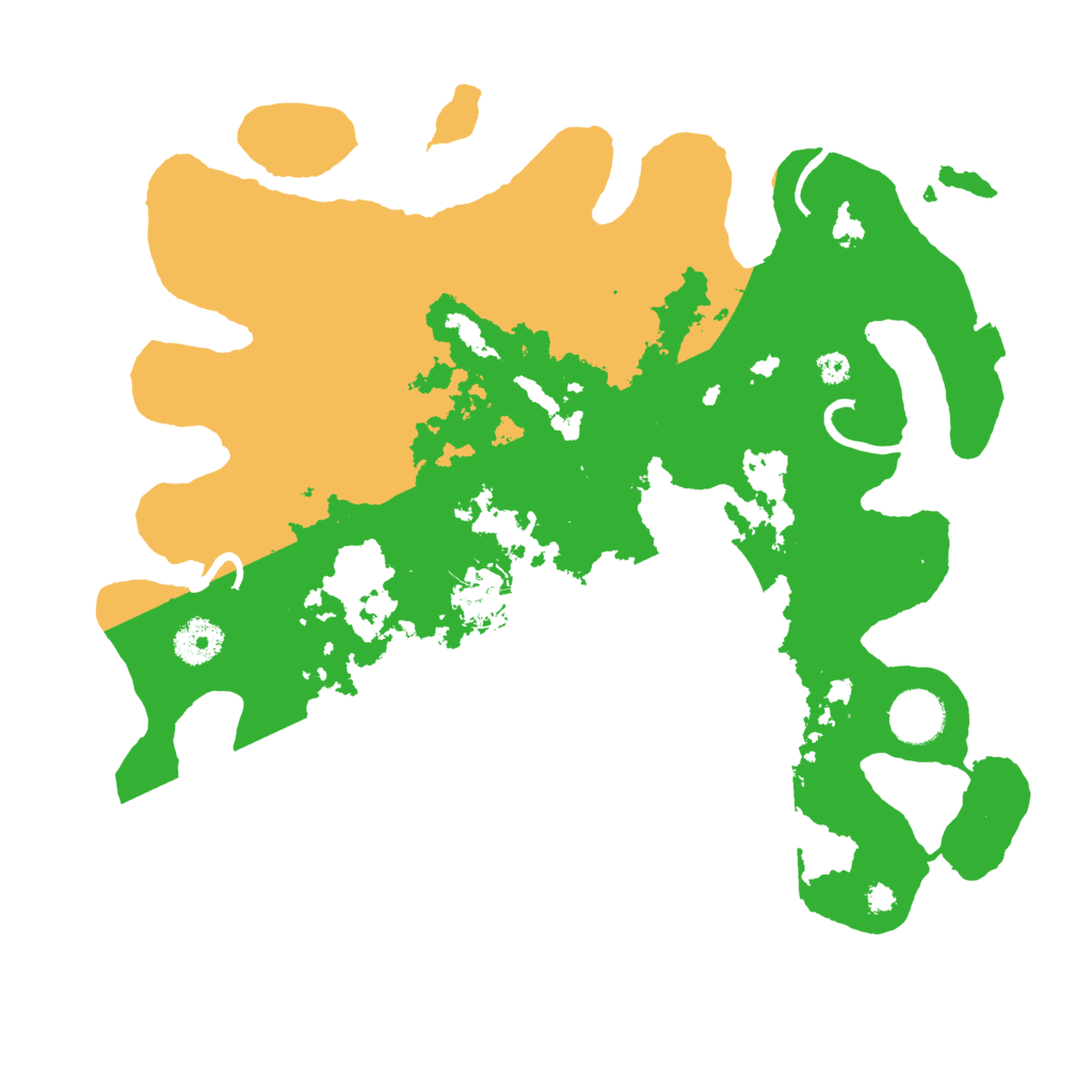 Biome Rust Map: Procedural Map, Size: 3500, Seed: 847885842