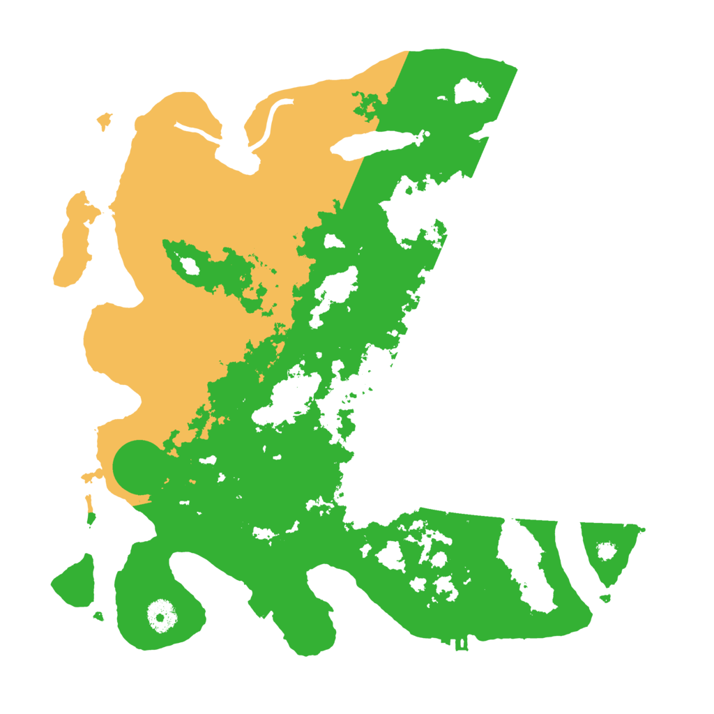Biome Rust Map: Procedural Map, Size: 3500, Seed: 93659274