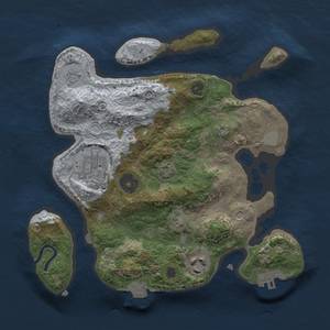 Thumbnail Rust Map: Procedural Map, Size: 2600, Seed: 9637581, 9 Monuments