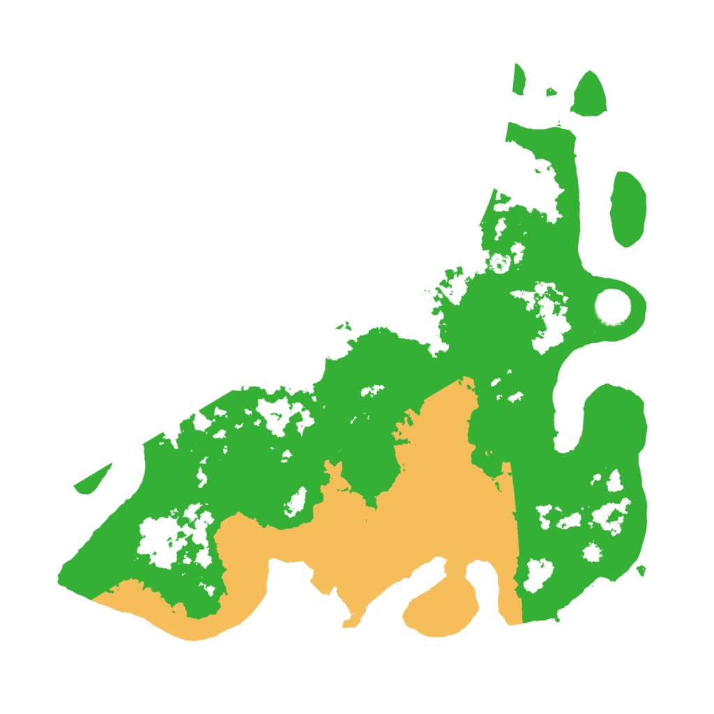 Biome Rust Map: Procedural Map, Size: 3500, Seed: 61242069