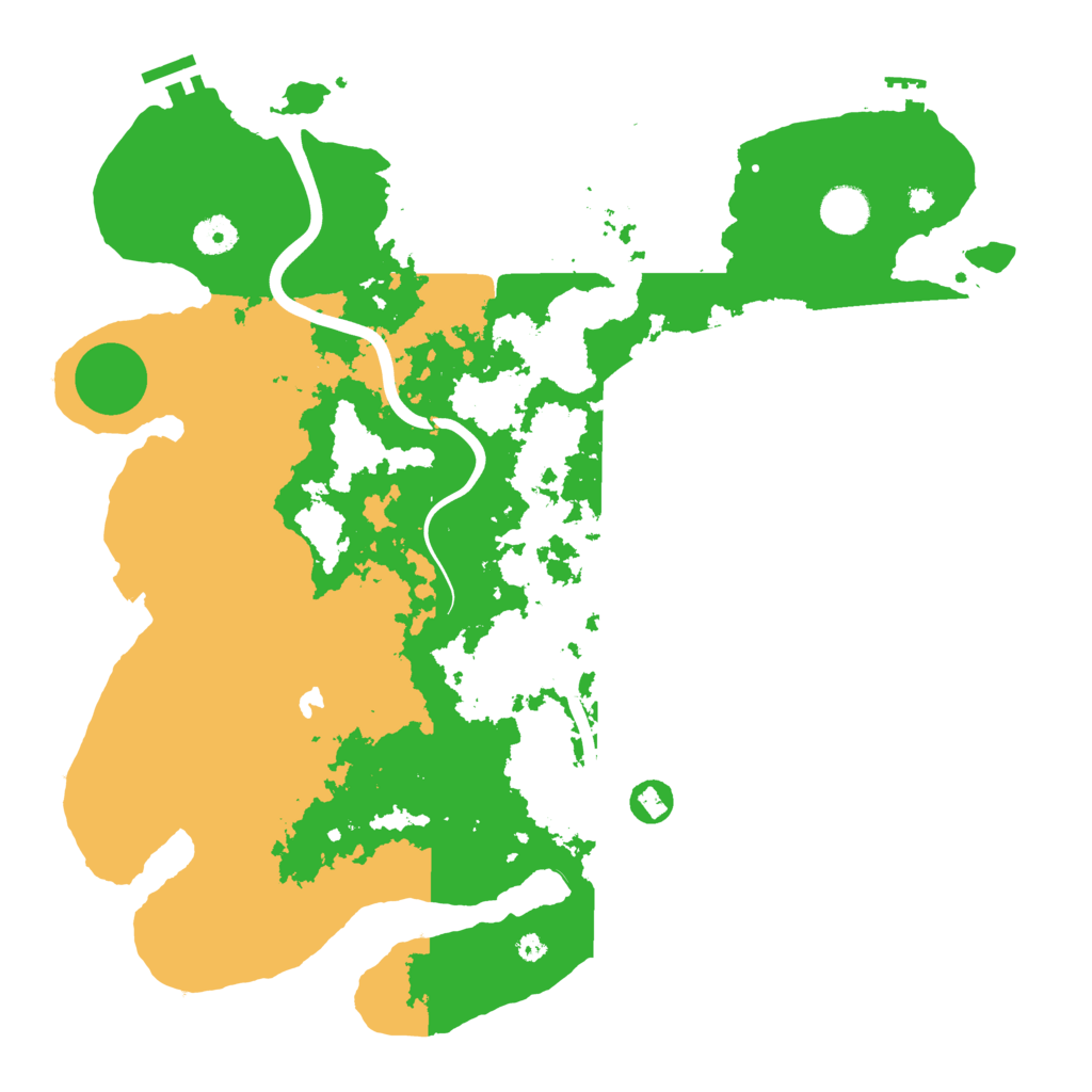 Biome Rust Map: Procedural Map, Size: 4000, Seed: 106874738