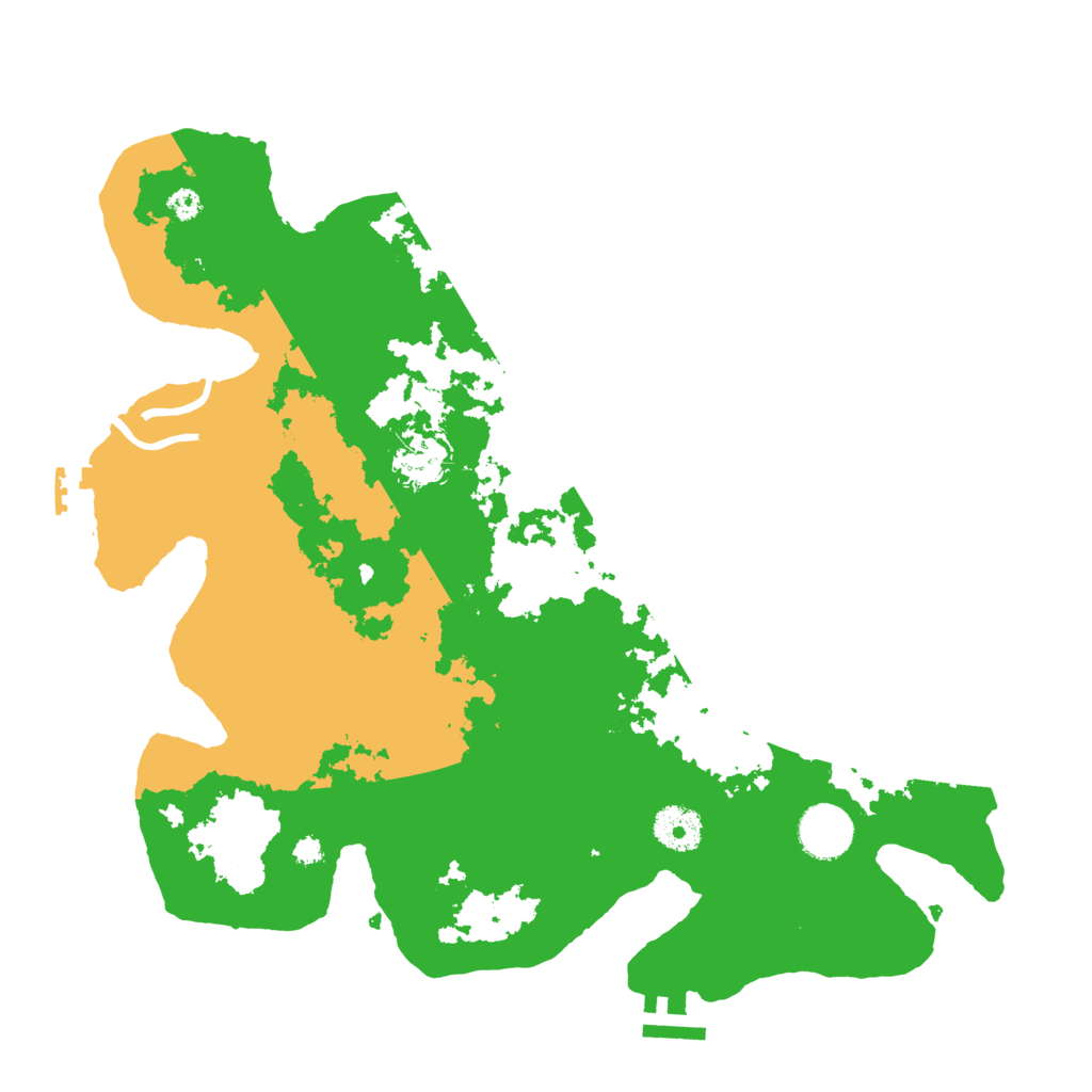 Biome Rust Map: Procedural Map, Size: 3500, Seed: 484659755