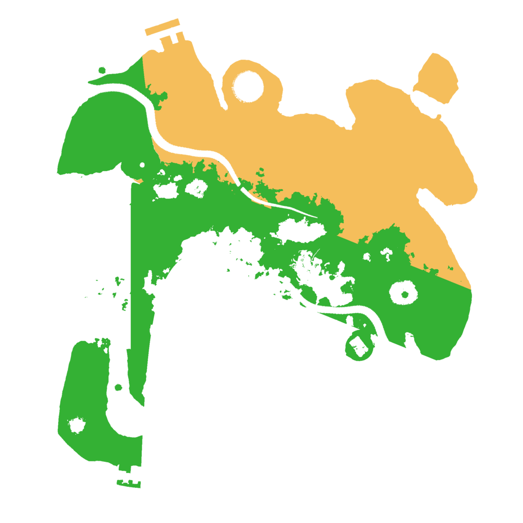 Biome Rust Map: Procedural Map, Size: 3000, Seed: 514280