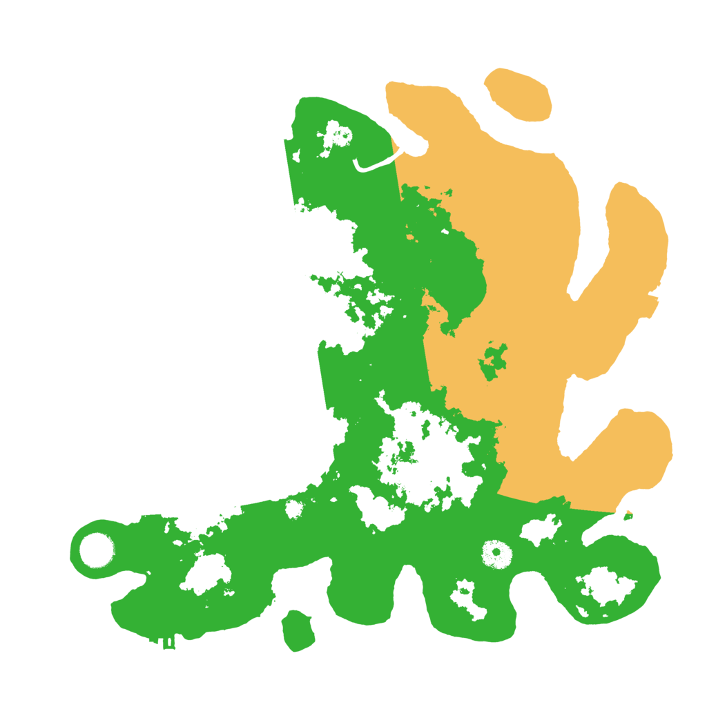 Biome Rust Map: Procedural Map, Size: 3600, Seed: 30931730