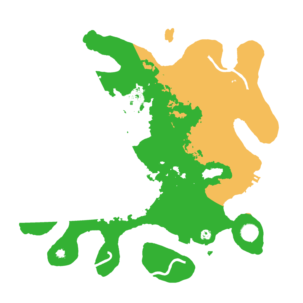 Biome Rust Map: Procedural Map, Size: 3000, Seed: 19122064