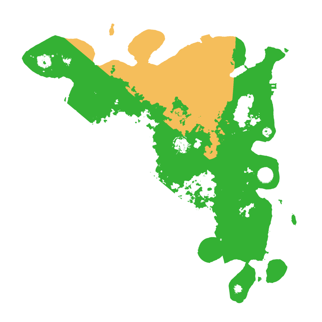 Biome Rust Map: Procedural Map, Size: 3600, Seed: 60