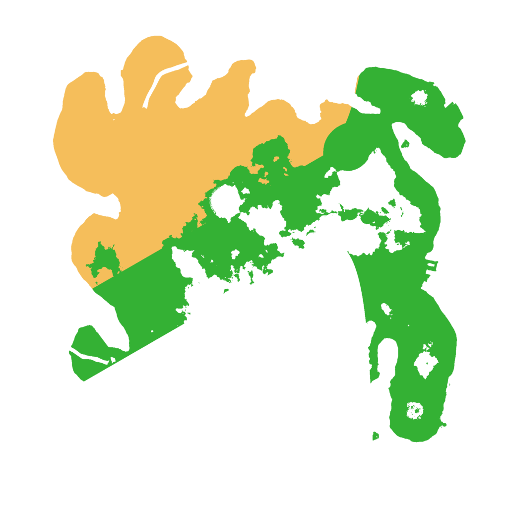 Biome Rust Map: Procedural Map, Size: 3000, Seed: 4525