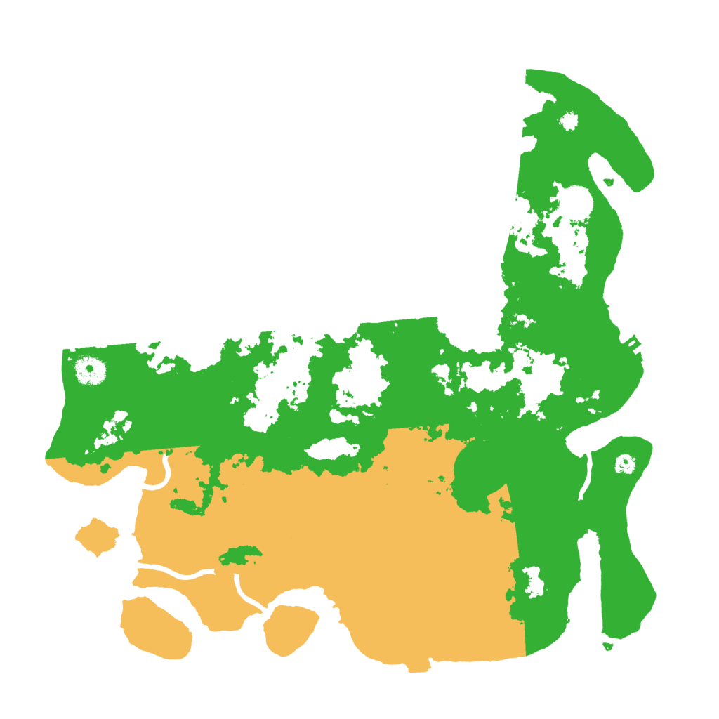 Biome Rust Map: Procedural Map, Size: 3650, Seed: 621210073