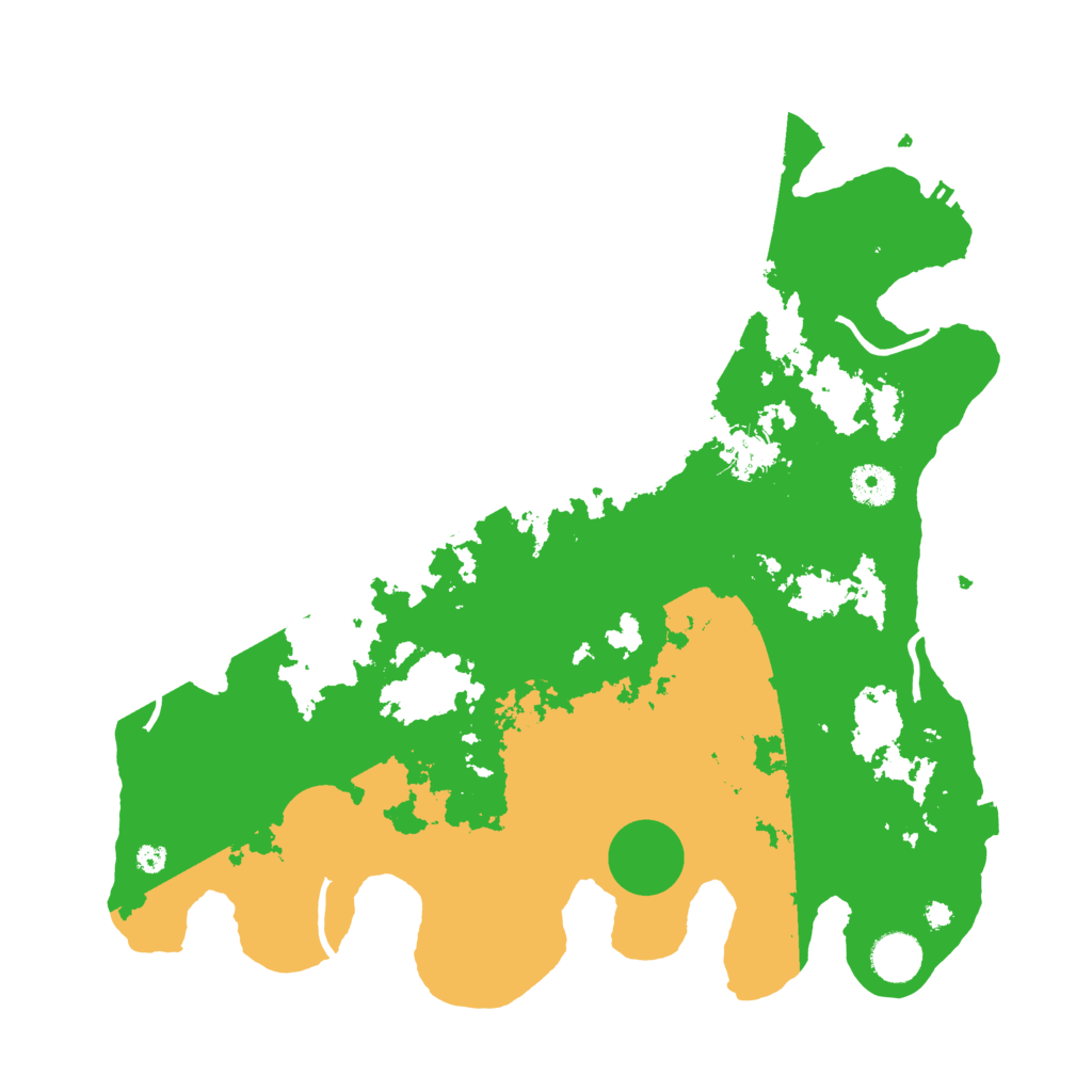 Biome Rust Map: Procedural Map, Size: 3800, Seed: 93467982