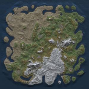 Thumbnail Rust Map: Procedural Map, Size: 5200, Seed: 154788961, 19 Monuments