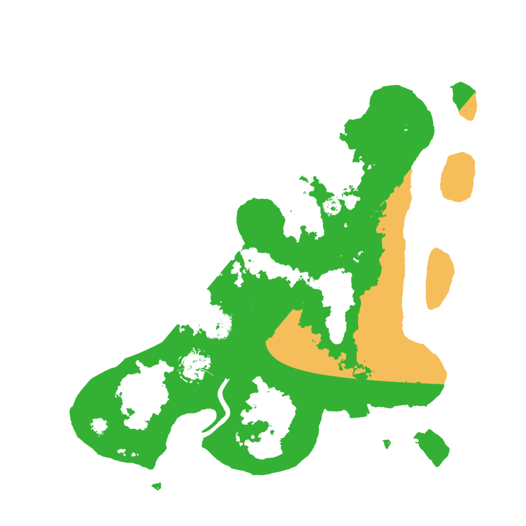 Biome Rust Map: Procedural Map, Size: 3000, Seed: 622432601