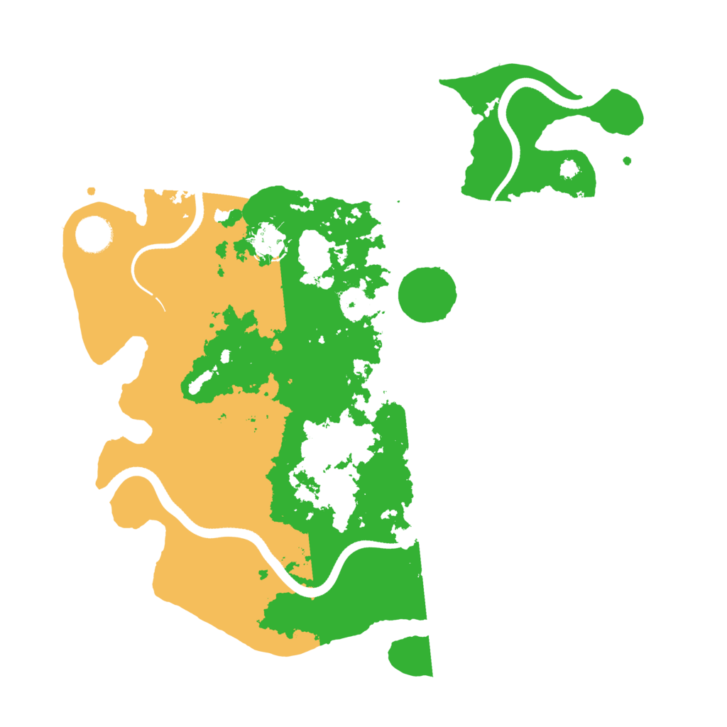 Biome Rust Map: Procedural Map, Size: 3500, Seed: 707703885