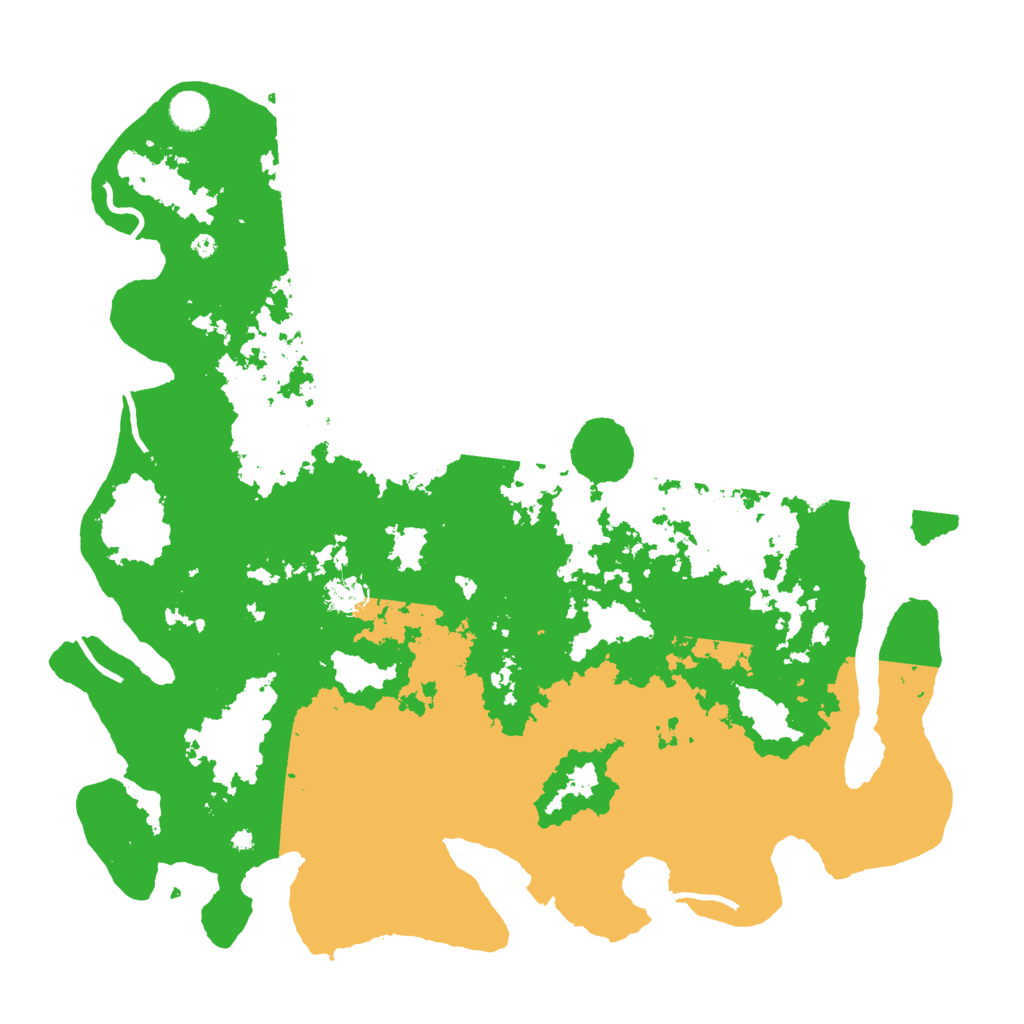 Biome Rust Map: Procedural Map, Size: 4500, Seed: 123423445