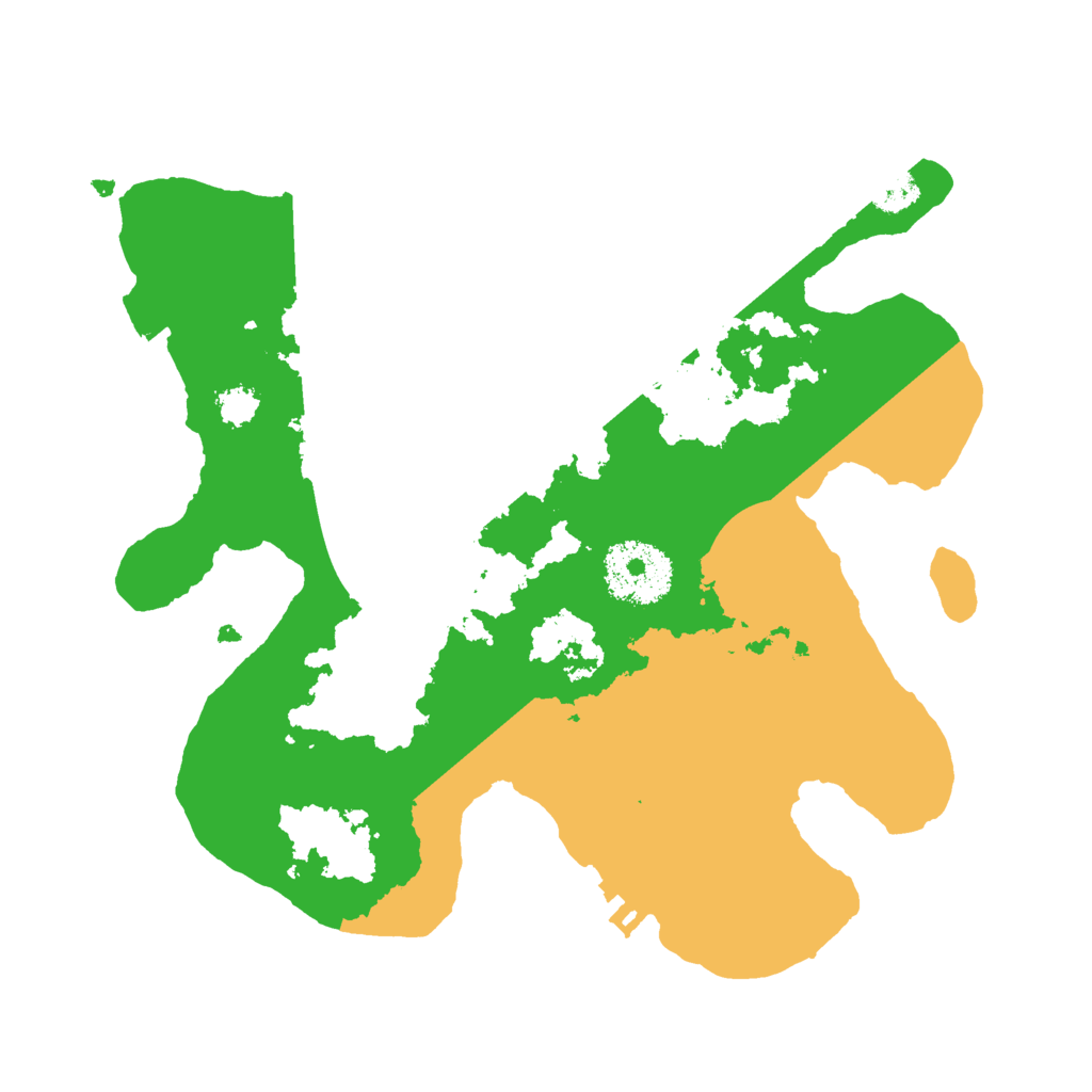 Biome Rust Map: Procedural Map, Size: 2500, Seed: 459986065