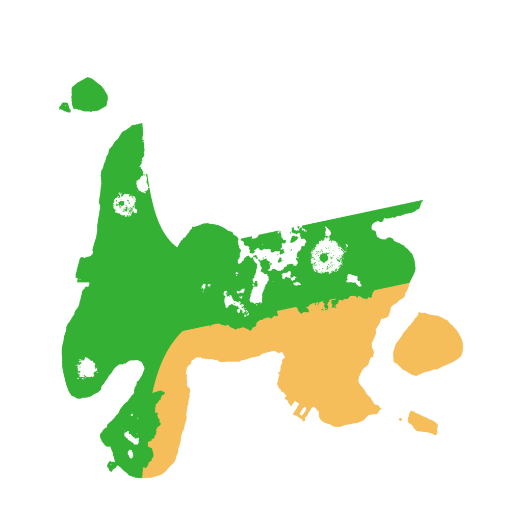 Biome Rust Map: Procedural Map, Size: 2400, Seed: 235857