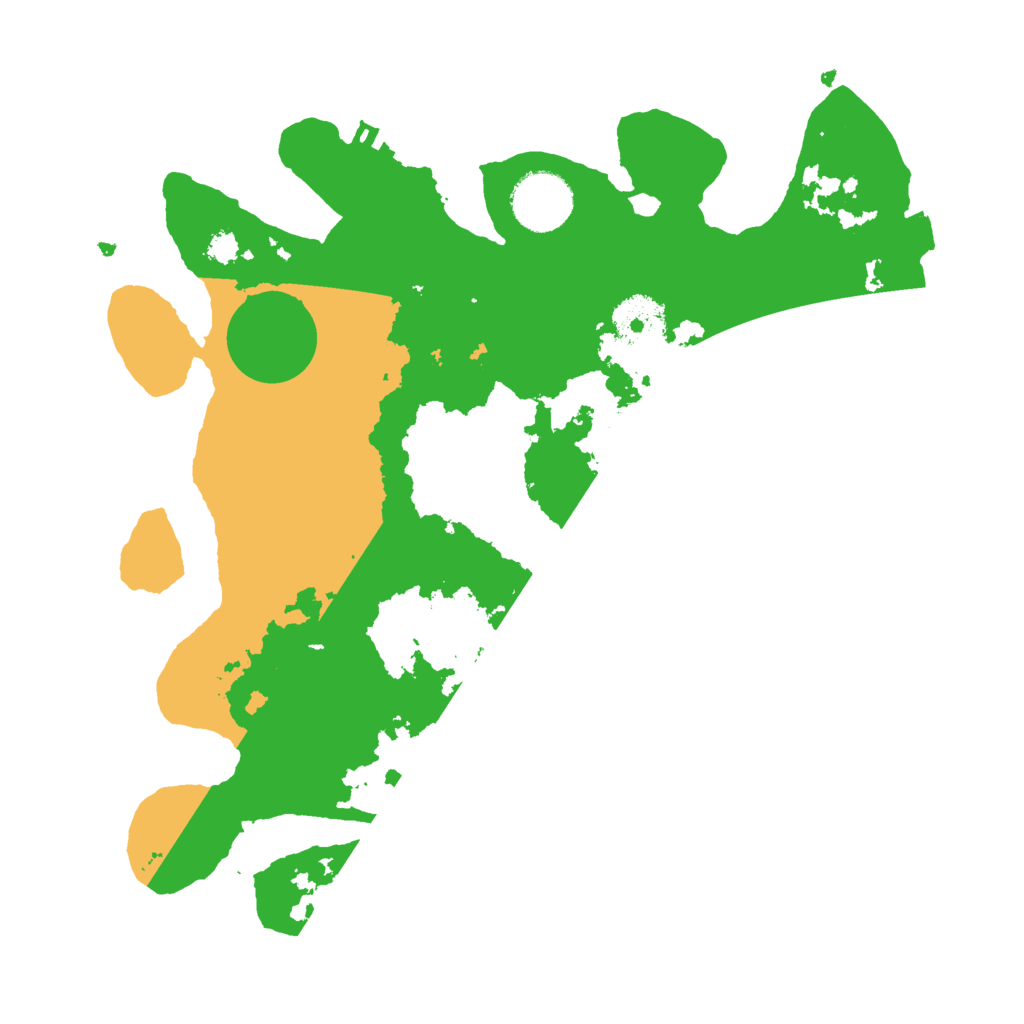 Biome Rust Map: Procedural Map, Size: 3000, Seed: 84688755