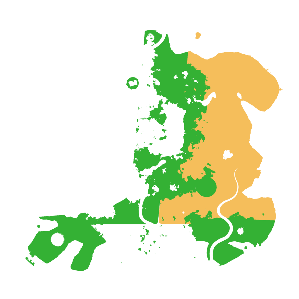 Biome Rust Map: Procedural Map, Size: 4000, Seed: 610979258