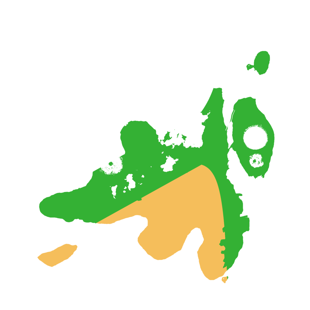 Biome Rust Map: Procedural Map, Size: 2300, Seed: 23569092