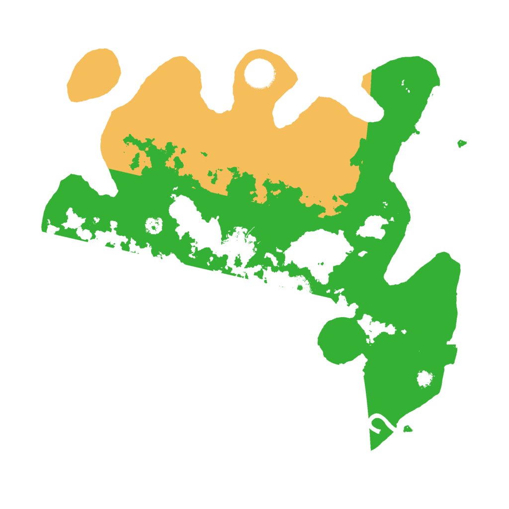 Biome Rust Map: Procedural Map, Size: 3000, Seed: 2030989905