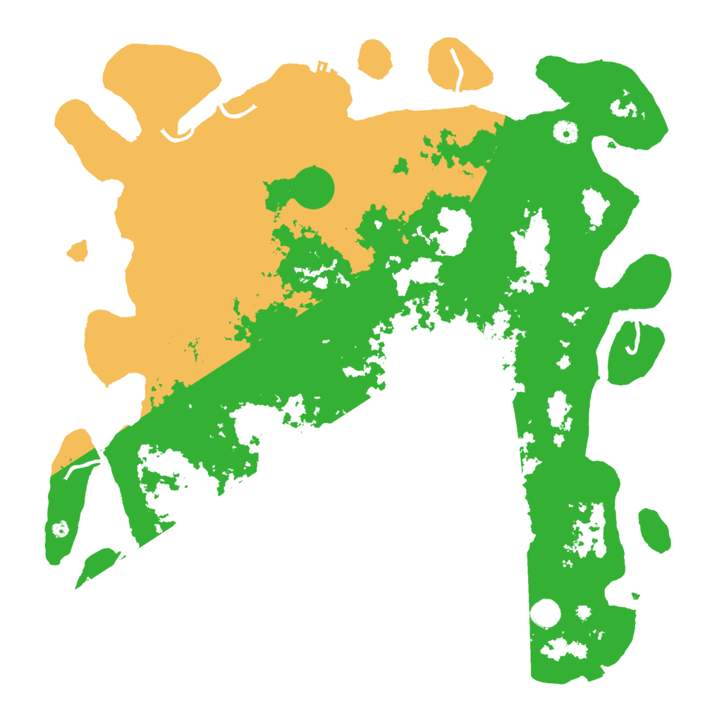 Biome Rust Map: Procedural Map, Size: 4500, Seed: 579762538