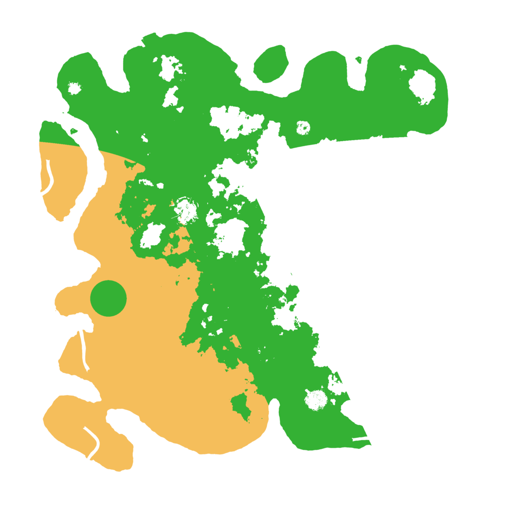 Biome Rust Map: Procedural Map, Size: 3700, Seed: 528617453