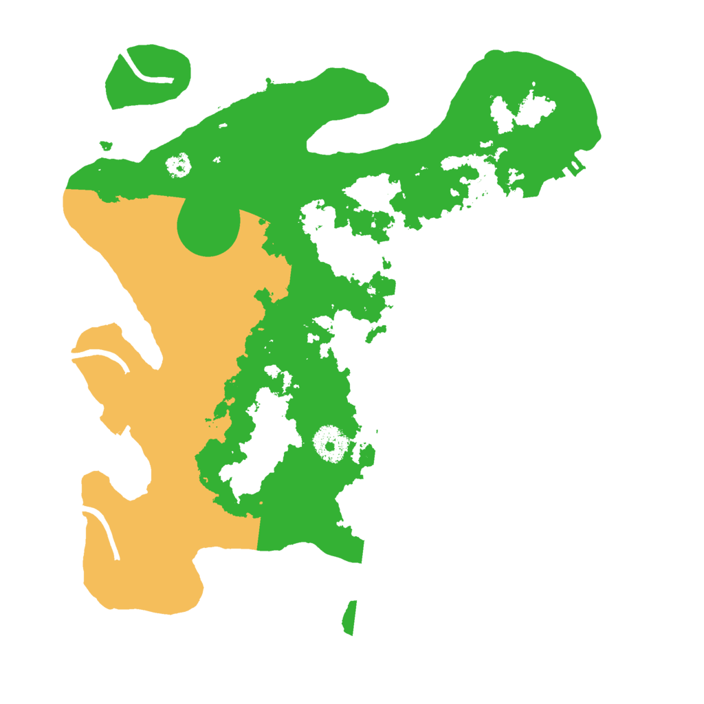 Biome Rust Map: Procedural Map, Size: 3000, Seed: 410494