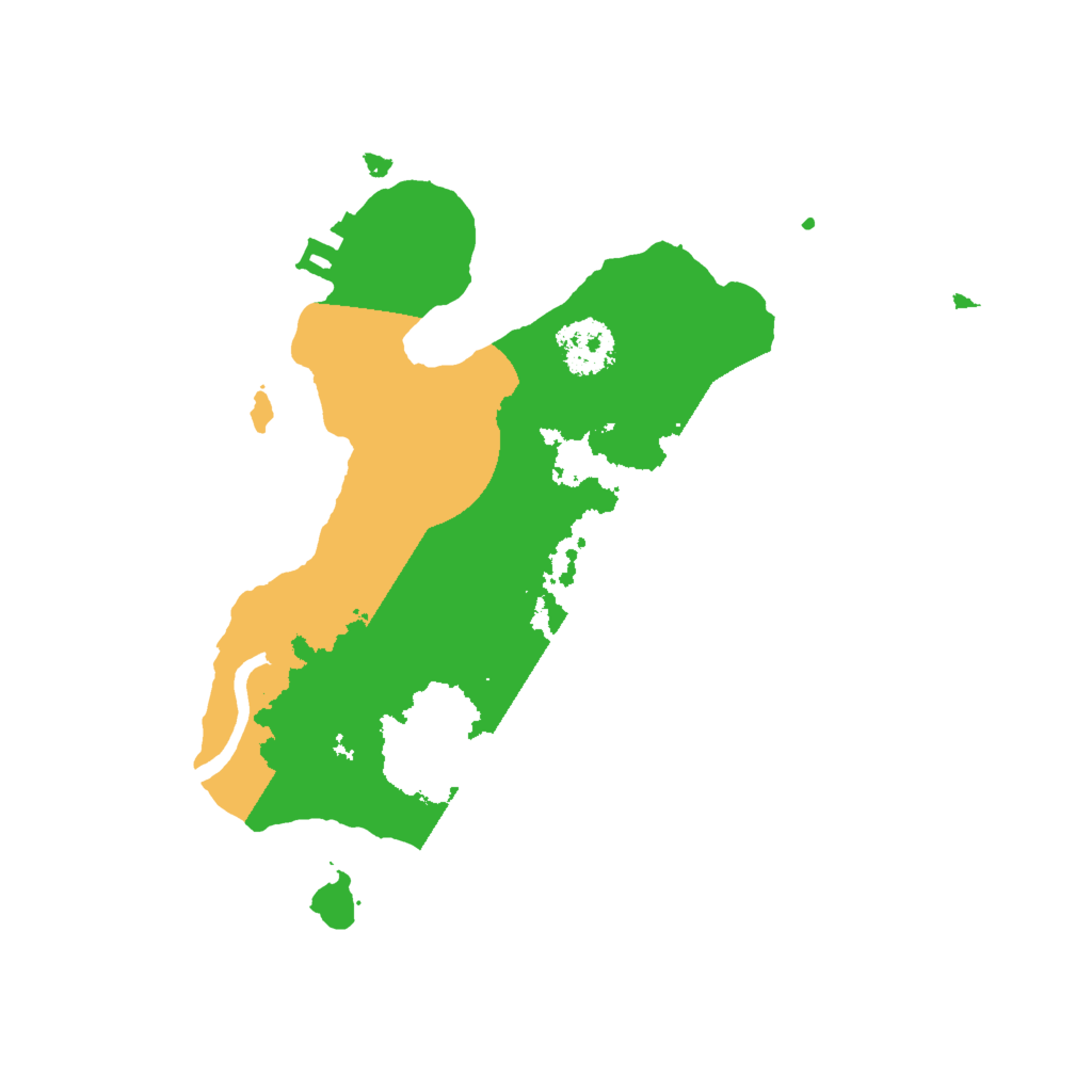 Biome Rust Map: Procedural Map, Size: 2000, Seed: 2144393286