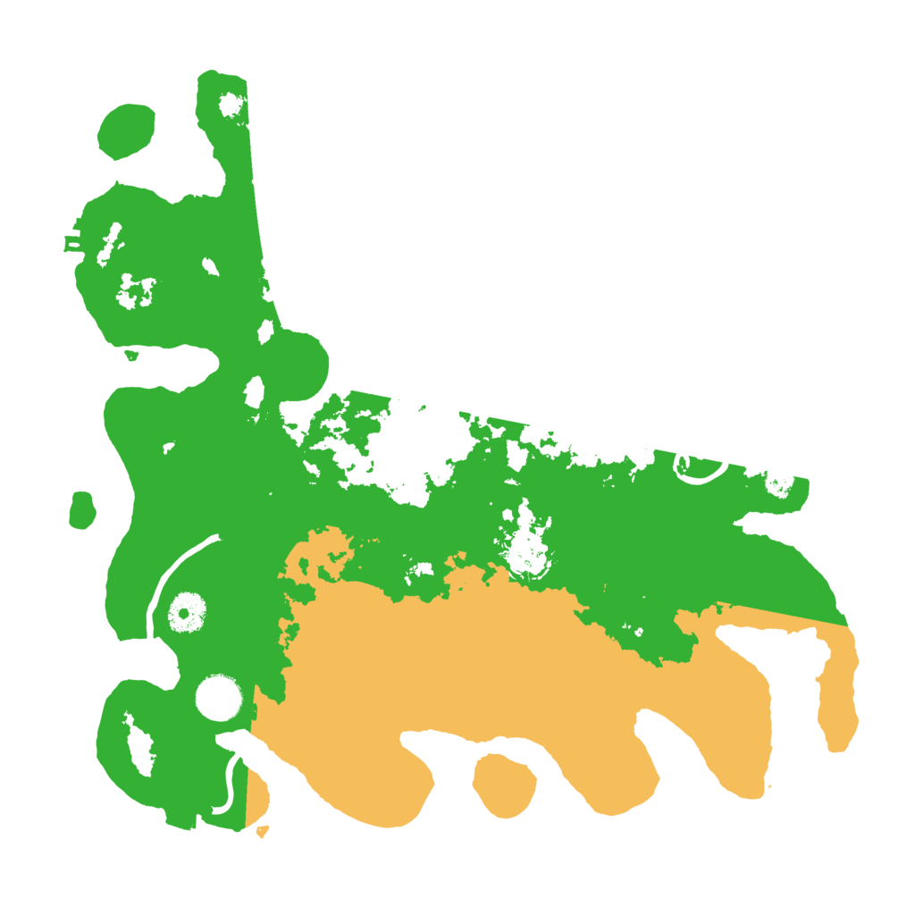 Biome Rust Map: Procedural Map, Size: 3500, Seed: 15640