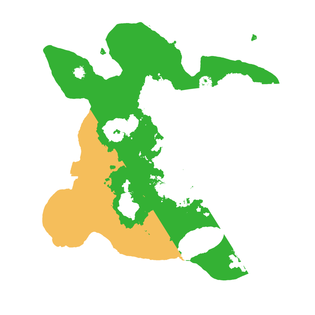 Biome Rust Map: Procedural Map, Size: 2500, Seed: 670222716