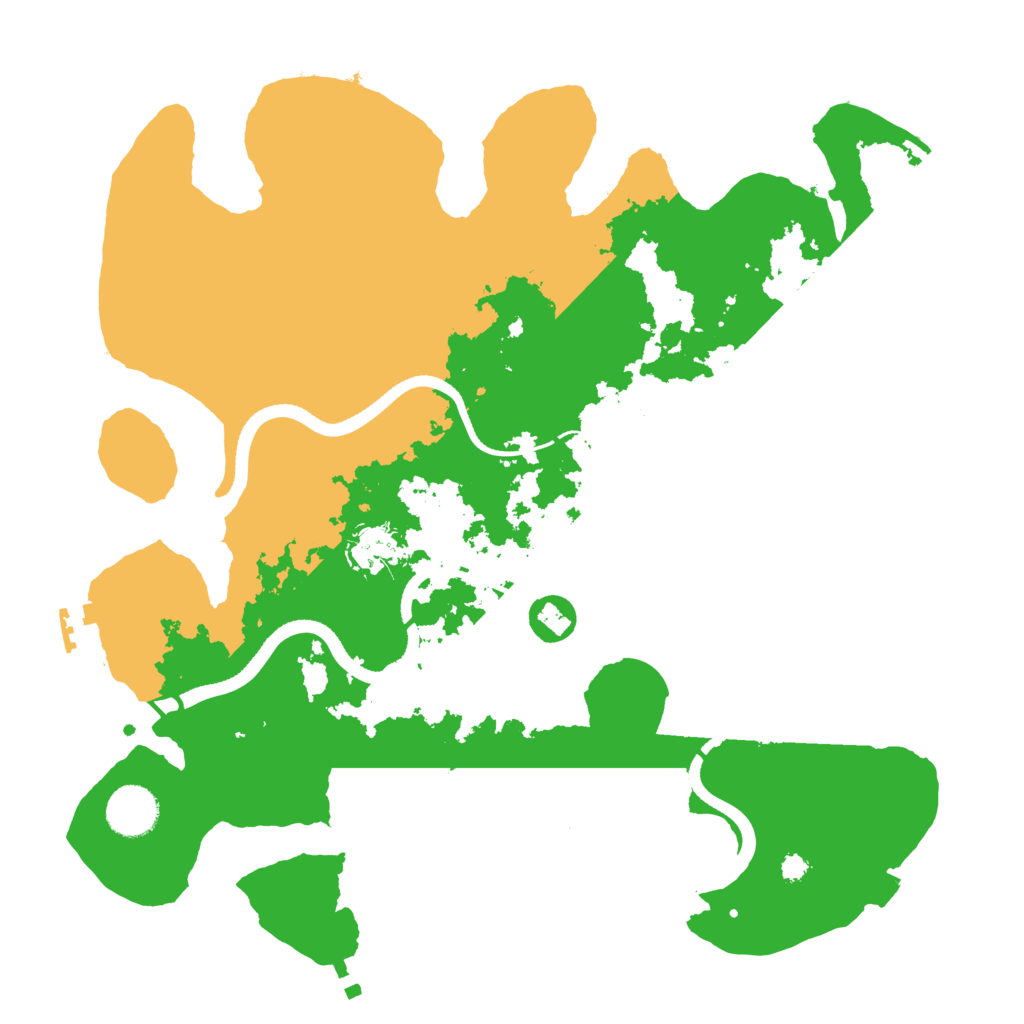 Biome Rust Map: Procedural Map, Size: 3500, Seed: 1006312713