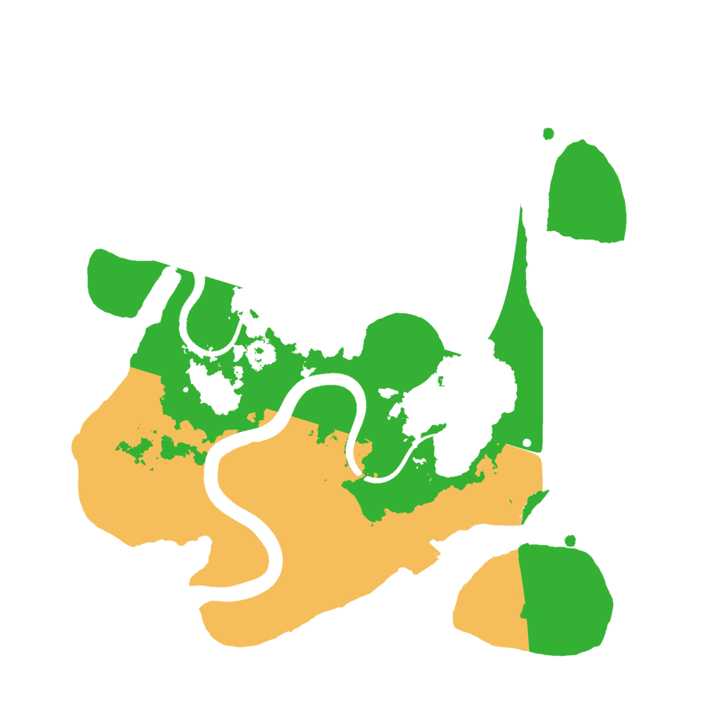 Biome Rust Map: Procedural Map, Size: 2500, Seed: 389926435