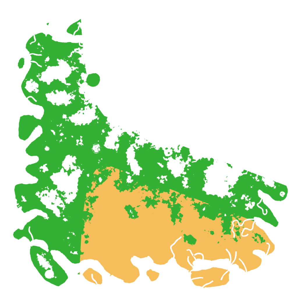 Biome Rust Map: Procedural Map, Size: 6000, Seed: 14721534