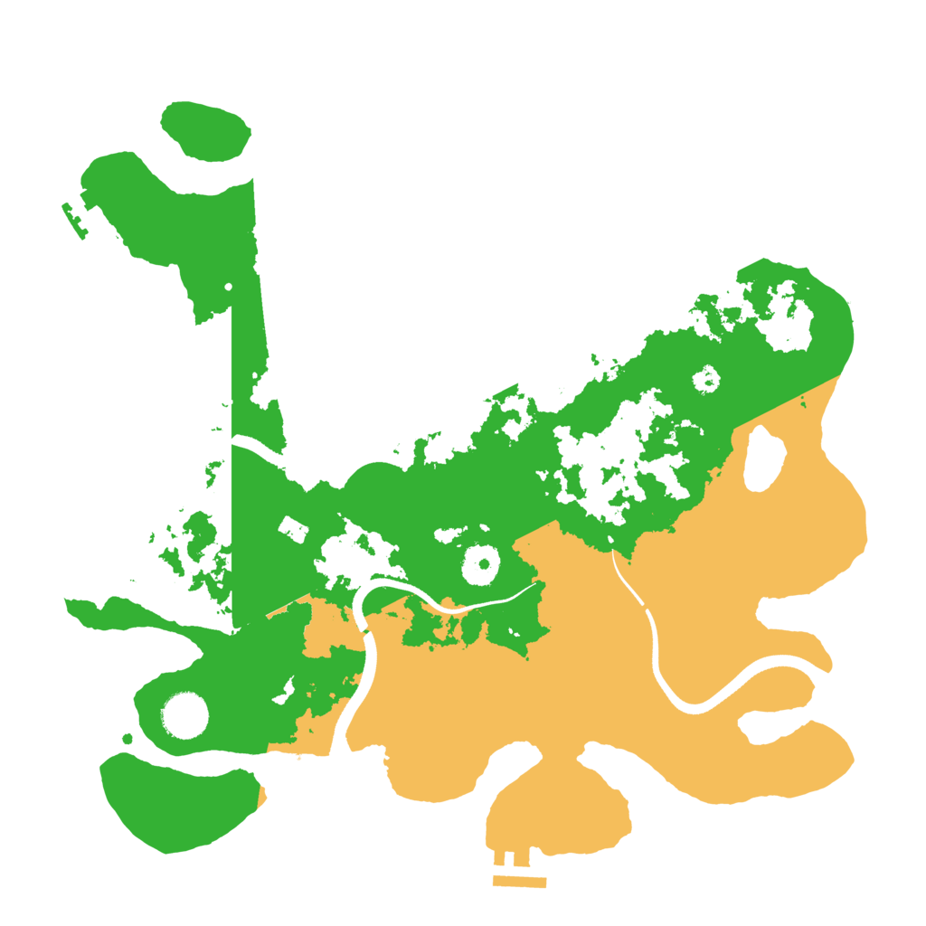 Biome Rust Map: Procedural Map, Size: 3500, Seed: 1009622027