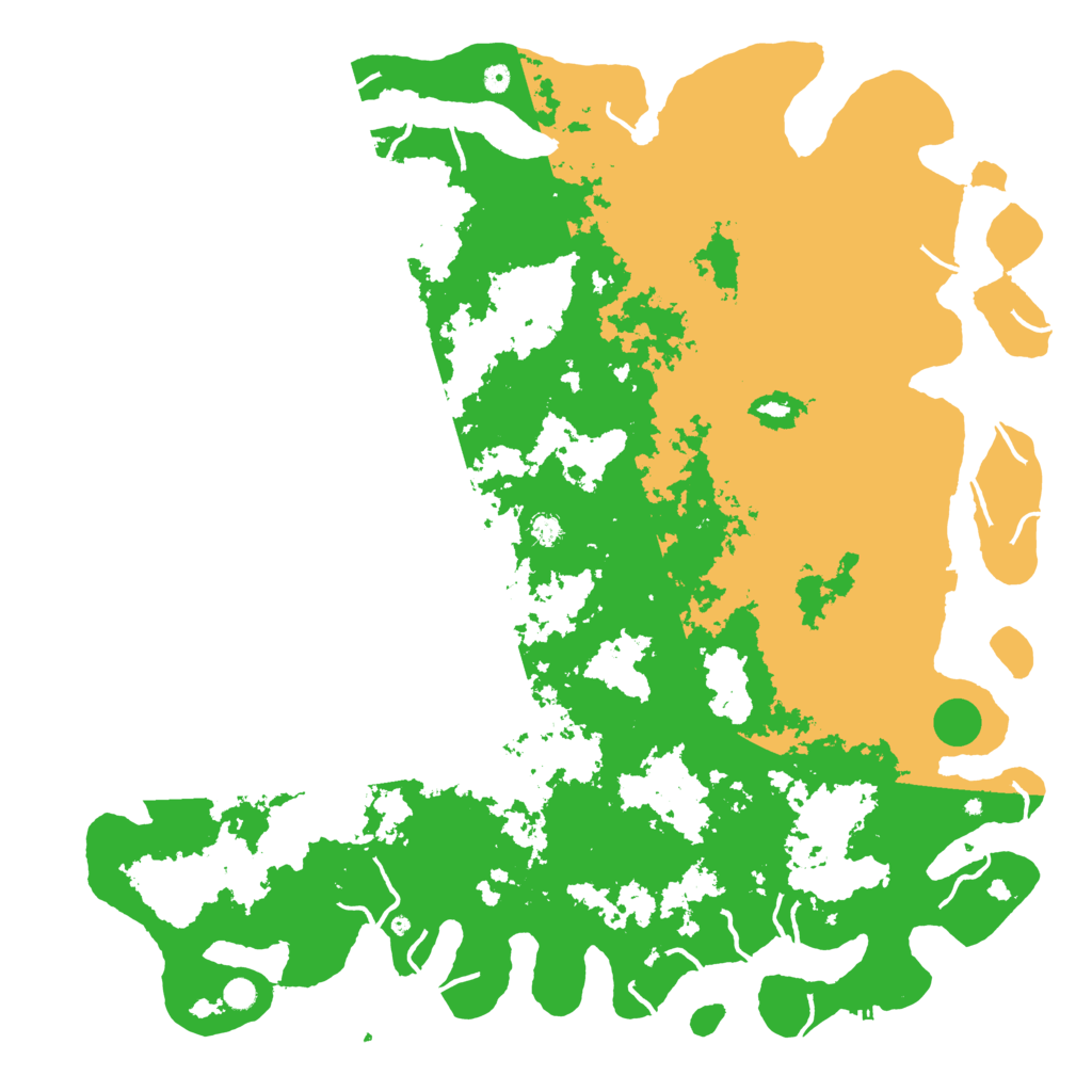 Biome Rust Map: Procedural Map, Size: 6000, Seed: 625884220