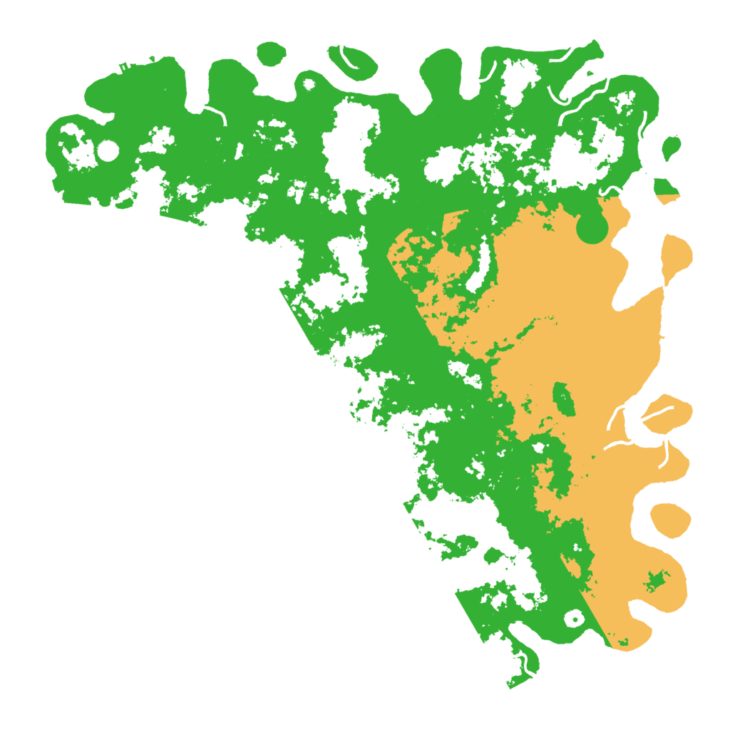 Biome Rust Map: Procedural Map, Size: 6000, Seed: 518