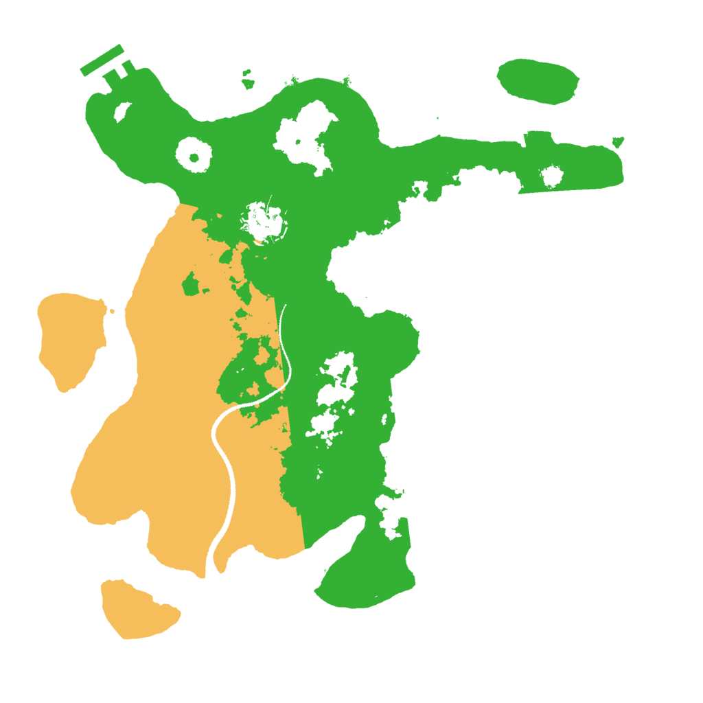 Biome Rust Map: Procedural Map, Size: 3000, Seed: 2403571