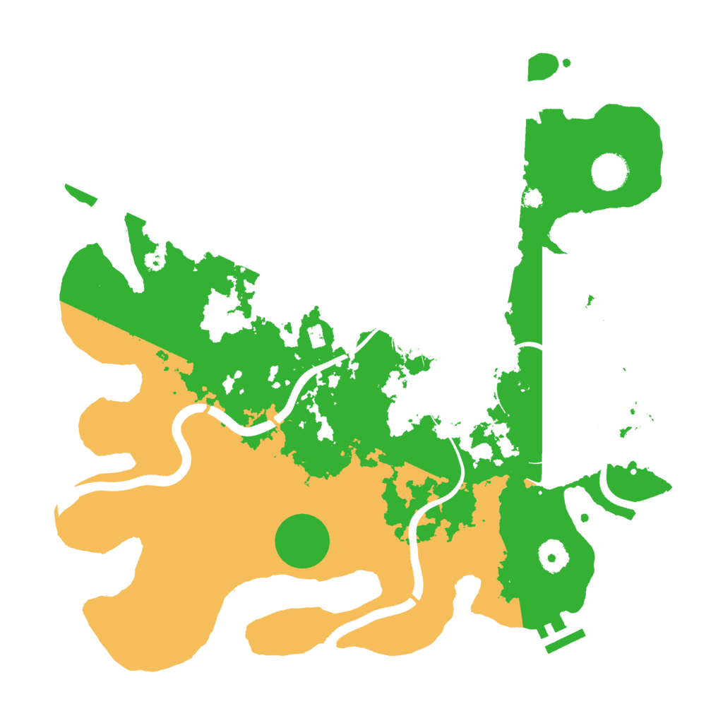 Biome Rust Map: Procedural Map, Size: 3500, Seed: 2016849894