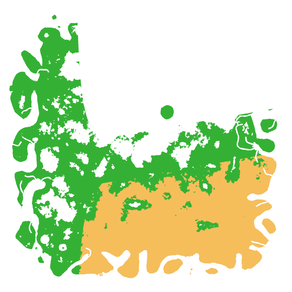 Biome Rust Map: Procedural Map, Size: 6000, Seed: 12574815