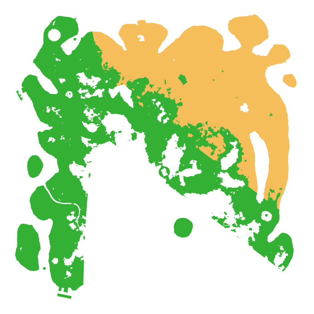 Biome Rust Map: Procedural Map, Size: 4500, Seed: 8513