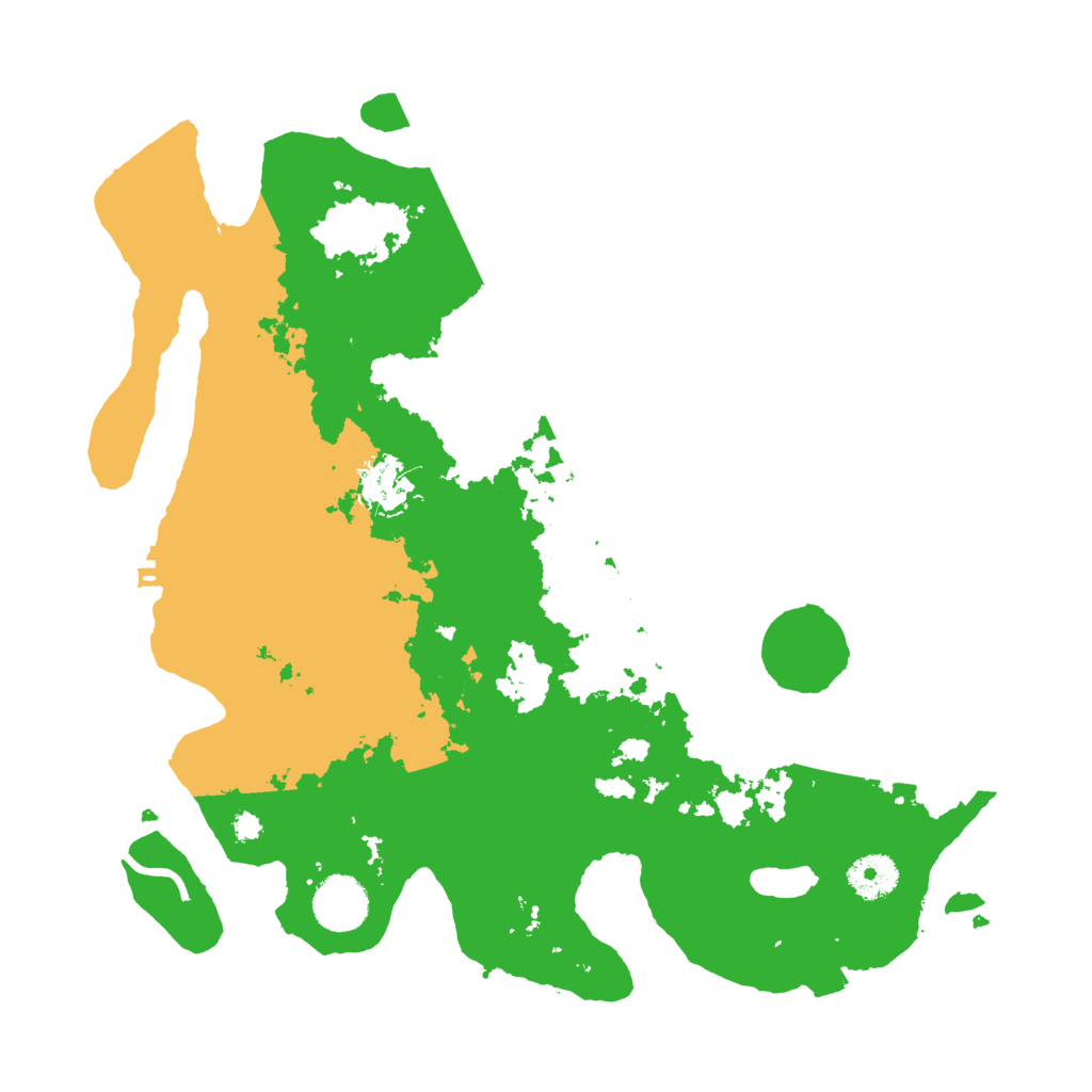 Biome Rust Map: Procedural Map, Size: 3500, Seed: 102050