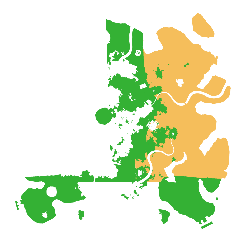 Biome Rust Map: Procedural Map, Size: 4000, Seed: 1387214211