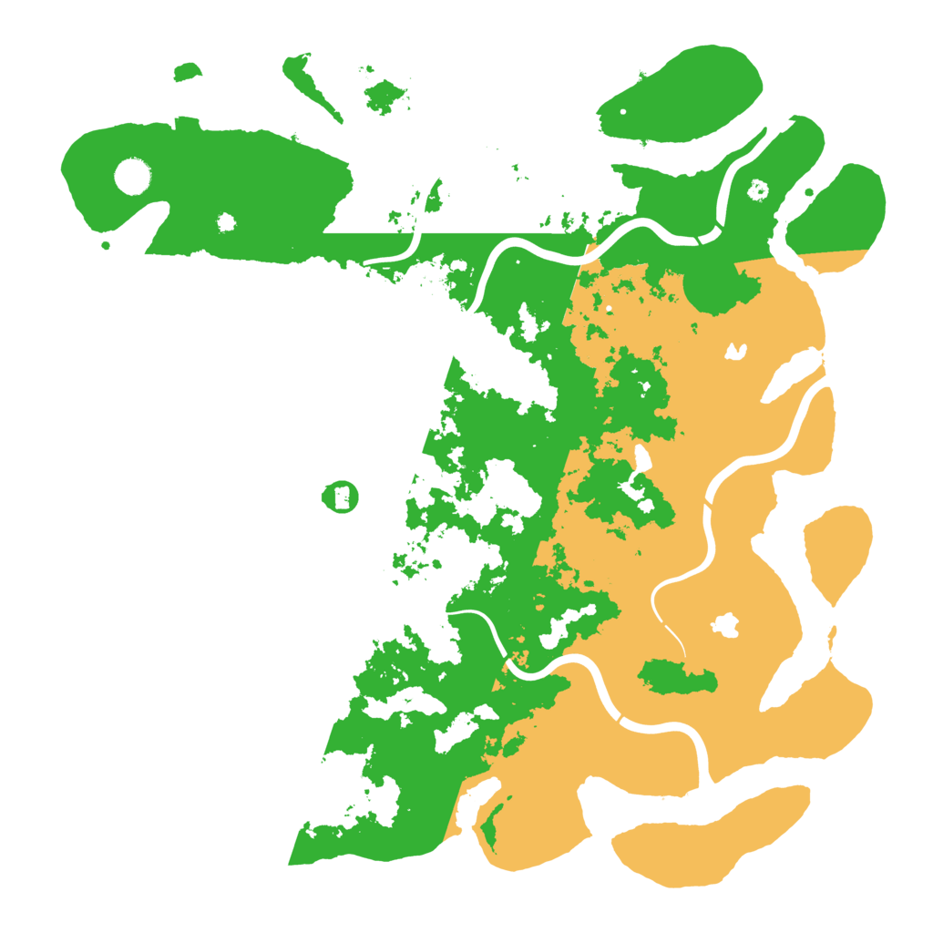 Biome Rust Map: Procedural Map, Size: 4500, Seed: 402524801